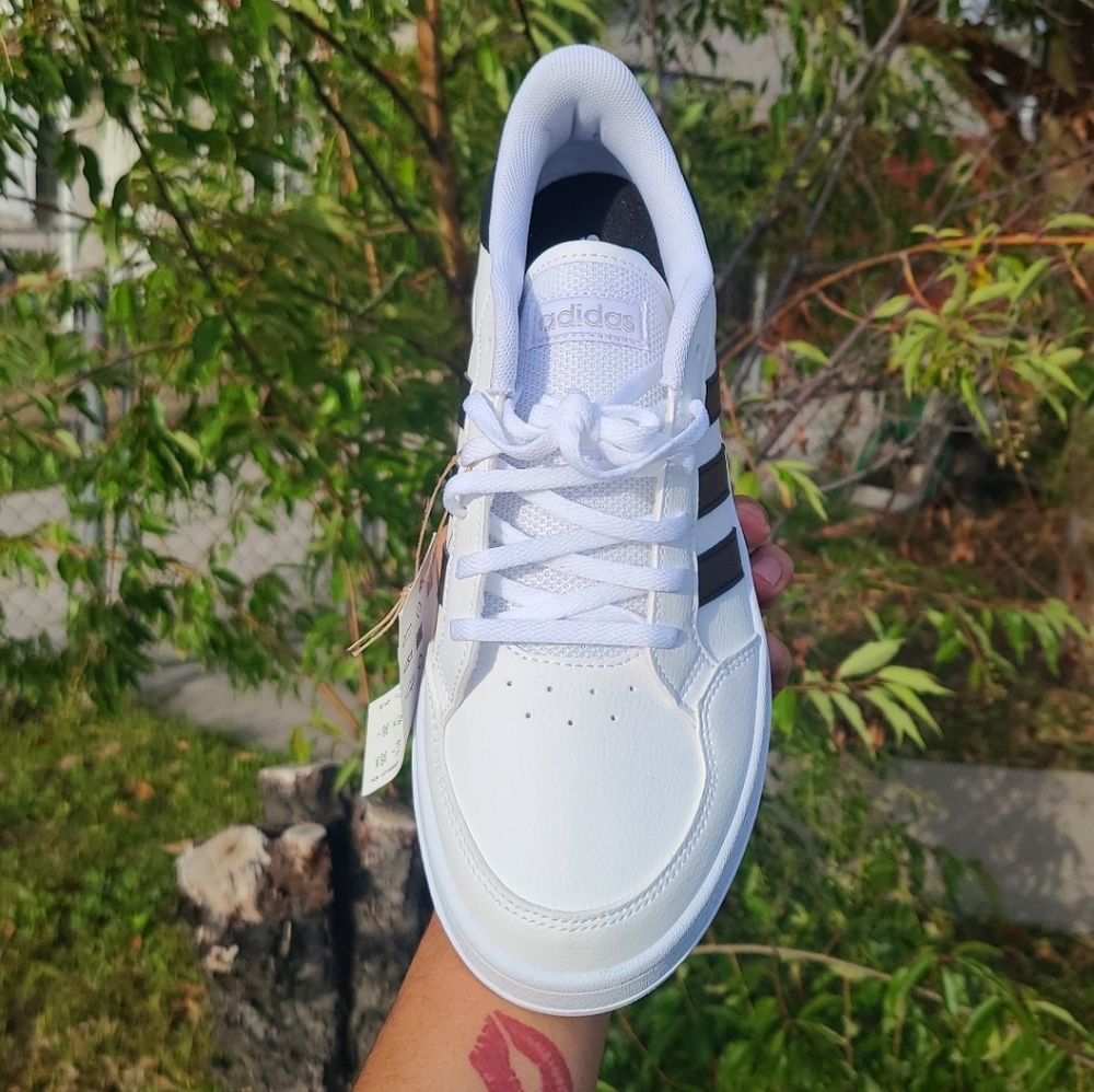 Adidas Breaknet White Black Lowtop Sz 9